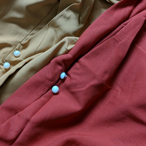 Several Colors High Waisted Pleated Maxi Skirt - Picture 6 of 8